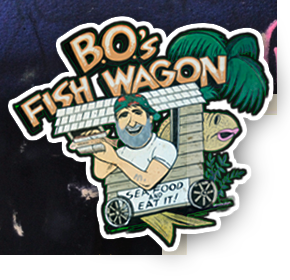 Bo's Fish Wagon Logo