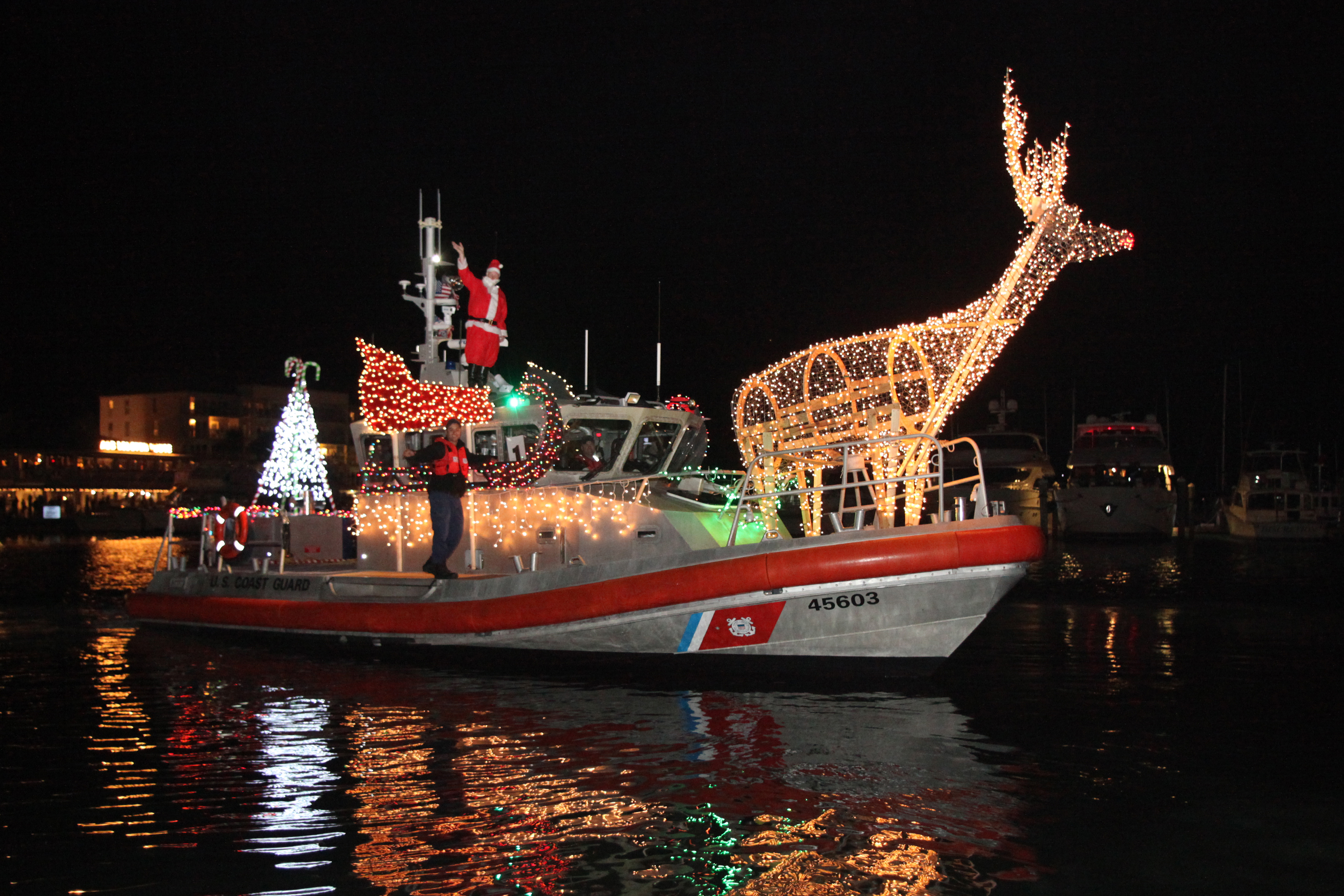 Schooner Wharf Lighted Boat Parade 2014