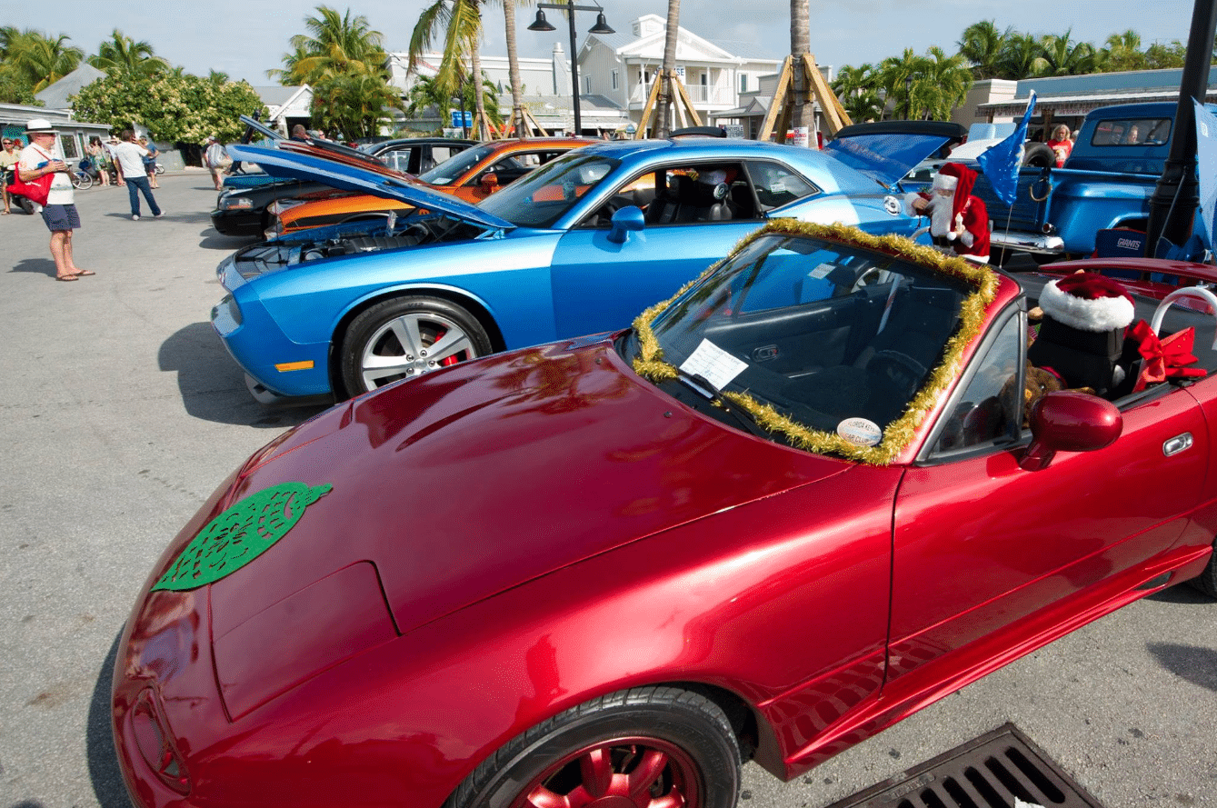 Holiday Car Show at the Key West Historic Seaport