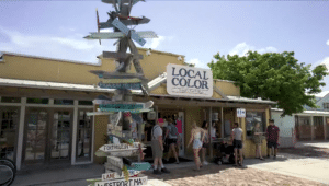 outside of Local Color shop at Key West Historic Seaport