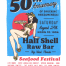 half shell raw bar 50th anniversary seafood festival flyer