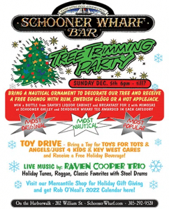 2022 schooner wharf tree trimming party