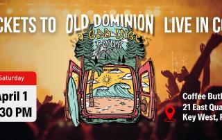 old dominion concert contest key west 2023