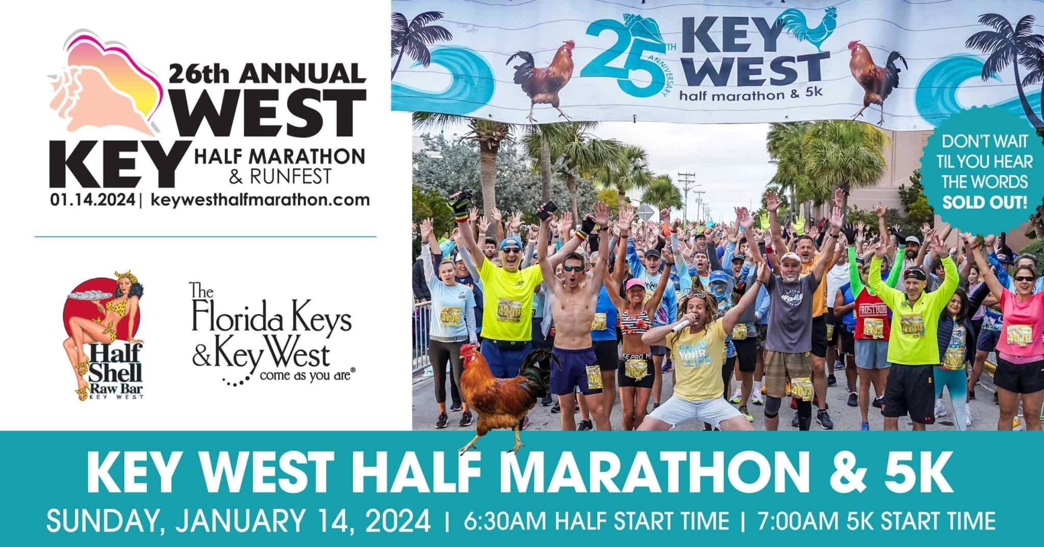 key west half marathon and 5k 2024